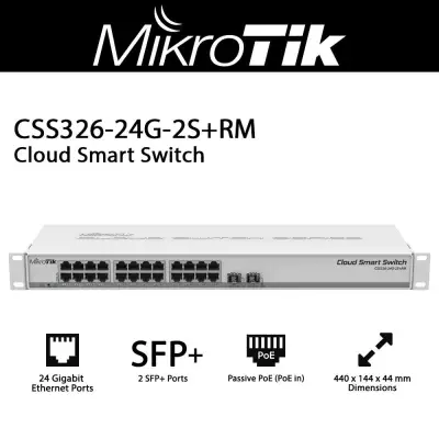 Mikrotik CSS326-24G-2S+RM