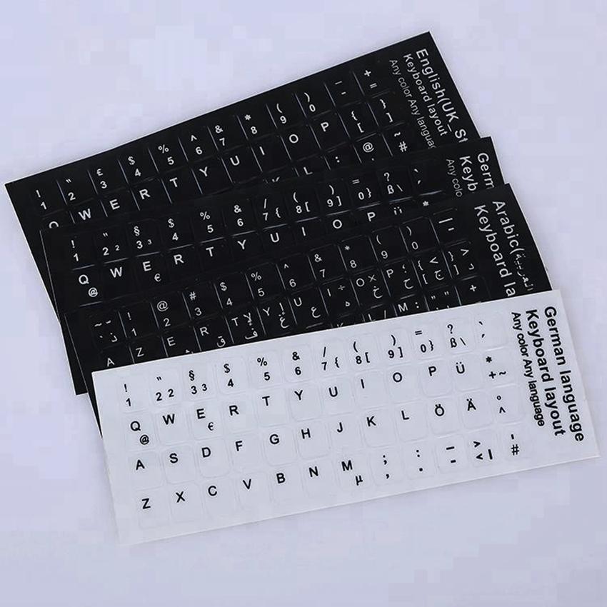 Thai Keyboard Sticker 3M สติกเกอร์ คีย์บอร์ดภาษาไทย รุ่น MST-001 Black (สีดำ)