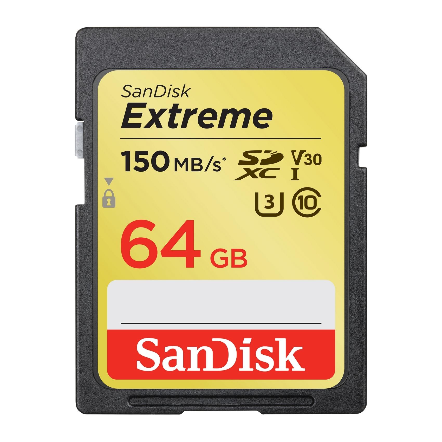 SanDisk Extreme SDXV6 64GB, SDXC, V30, U3, C10, UHS-I, 150MB/s R, 60MB/s W, 4x6, Lifetime Limited - 64GB (SDSDXV6_064G_GNCIN) ( เมมโมรี่การ์ด ไมโครเอสดี การ์ด )