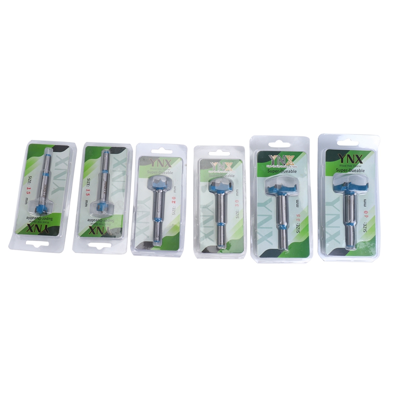 Forstner Drill Bit Set,1540mm 6 Pcs Carbide Forstner Bits High Speed