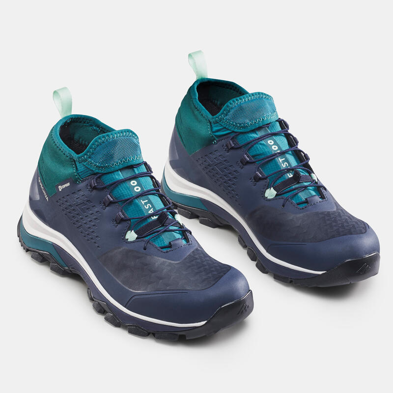 Women fast hiking ultra lightweight waterproof boots - Blue