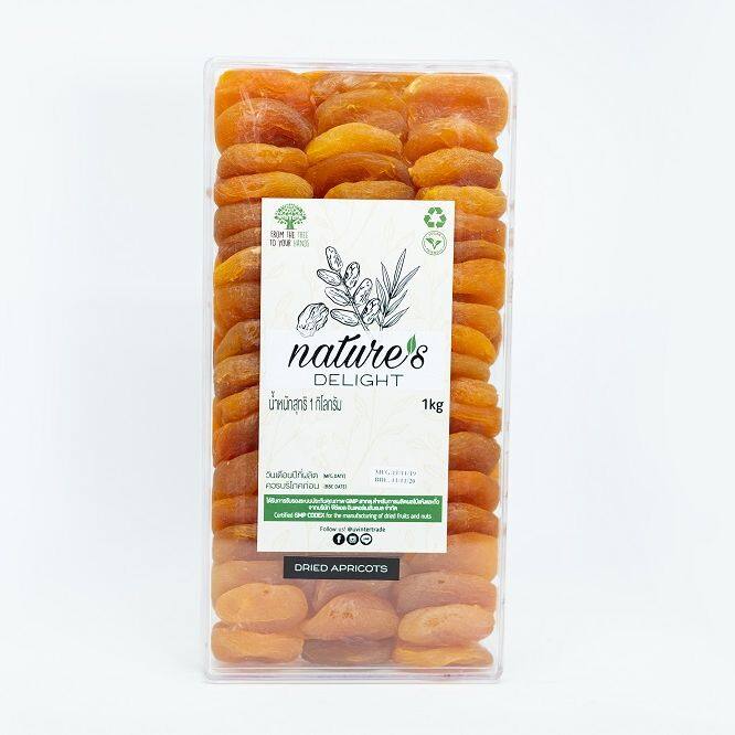 Nature's Delight Dried Apricots 1kg  / แอปริคอทแห้ง 1 กก ตราเนเจอร์ส ดีไลท์