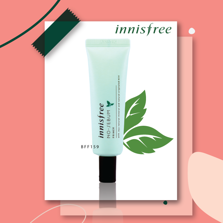 ของแท้100% innisfree no sebum primer 25ml ไพร์เมอร์ อินนีสฟรีไพรเมอร์ เบสคุมมัน ไพร์เมอร์คุมมัน ไพรเมอร์มิ้นท์