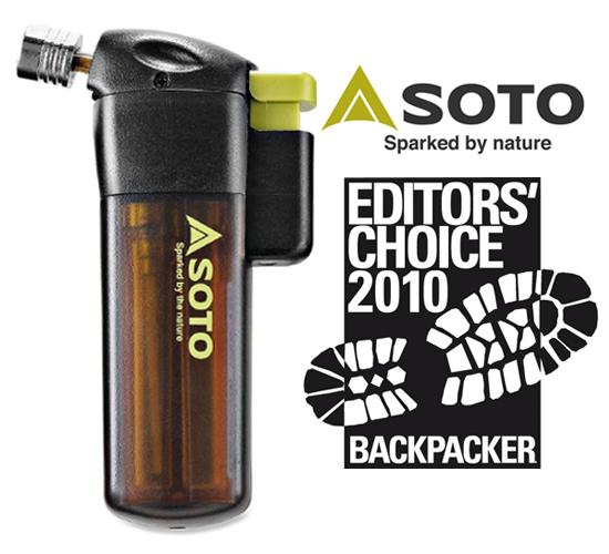 หัวพ่นไฟ หัวพ่นแก๊สไฟแช็ค SOTO PT-14SBCR POCKE TORCH ULTRALIGHT-GAS TORCH สีดำ