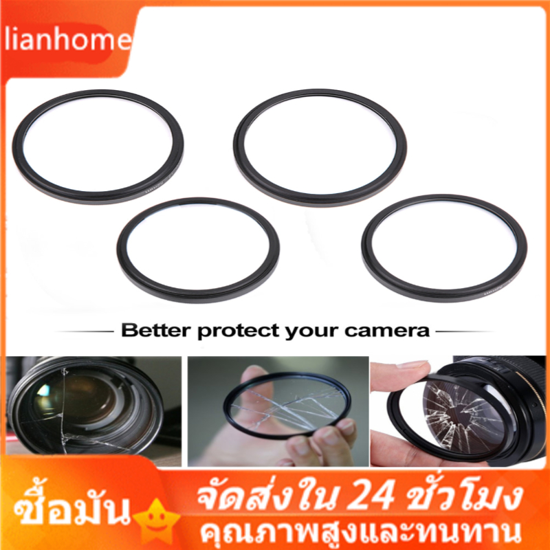 【มีสินค้า】Optical Glass Close up Macro + 1 + 2 + 4 + 10 LENS Filter Kit สำหรับกล้อง Canon DSLR