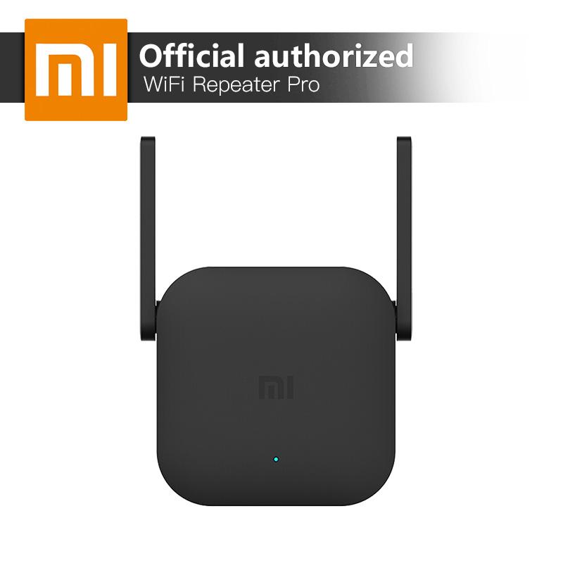 Xiaomi WiFi A Mplifier Pro 300 Mbps Amplificador Wi-Fi Repeater สัญญาณ Wifi ปก Extender Repeater 2.4 กรัม Mi ไร้สายเราเตอร์สีดำ
