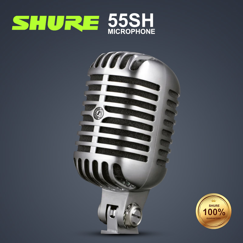 ไมโครโฟน SHURE 55SH II LEGENDARY ‘ELVIS MICROPHONE’(ไมโครโฟน) SHURE 55SH Series II Dynamic Microphone ไมโครโฟนย้อนยุคแบบคลาสสิค รุ่น55SH