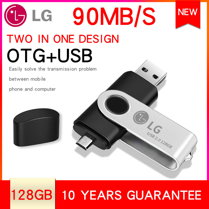 แฟลชไดรฟ์ USB 128GB USB2.0 หน่วยความจำแฟลช ULTRA FLAIR ไดรฟ์ปากกาดิสโก้ดิสโก้แฟลช U