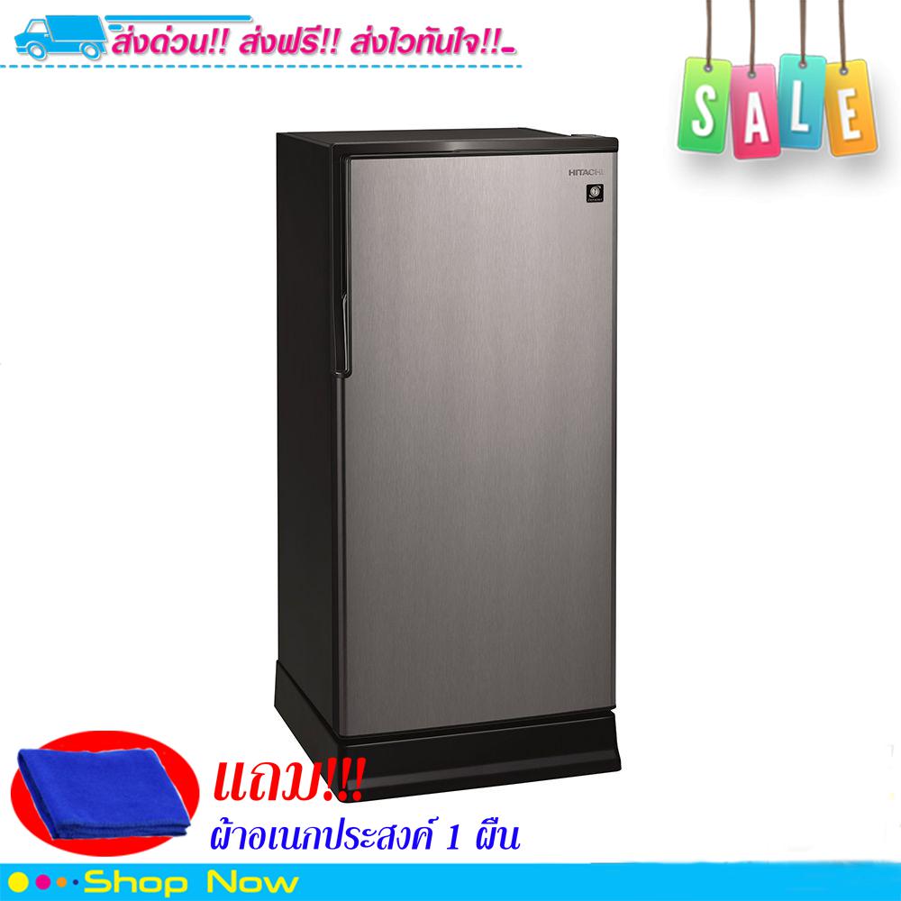 ตู้เย็น 1 ประตู HITACHI R-64W PSV 6.6 คิว สีเงิน)  ***จัดส่งฟรี มีเก็บเงินปลายทาง***