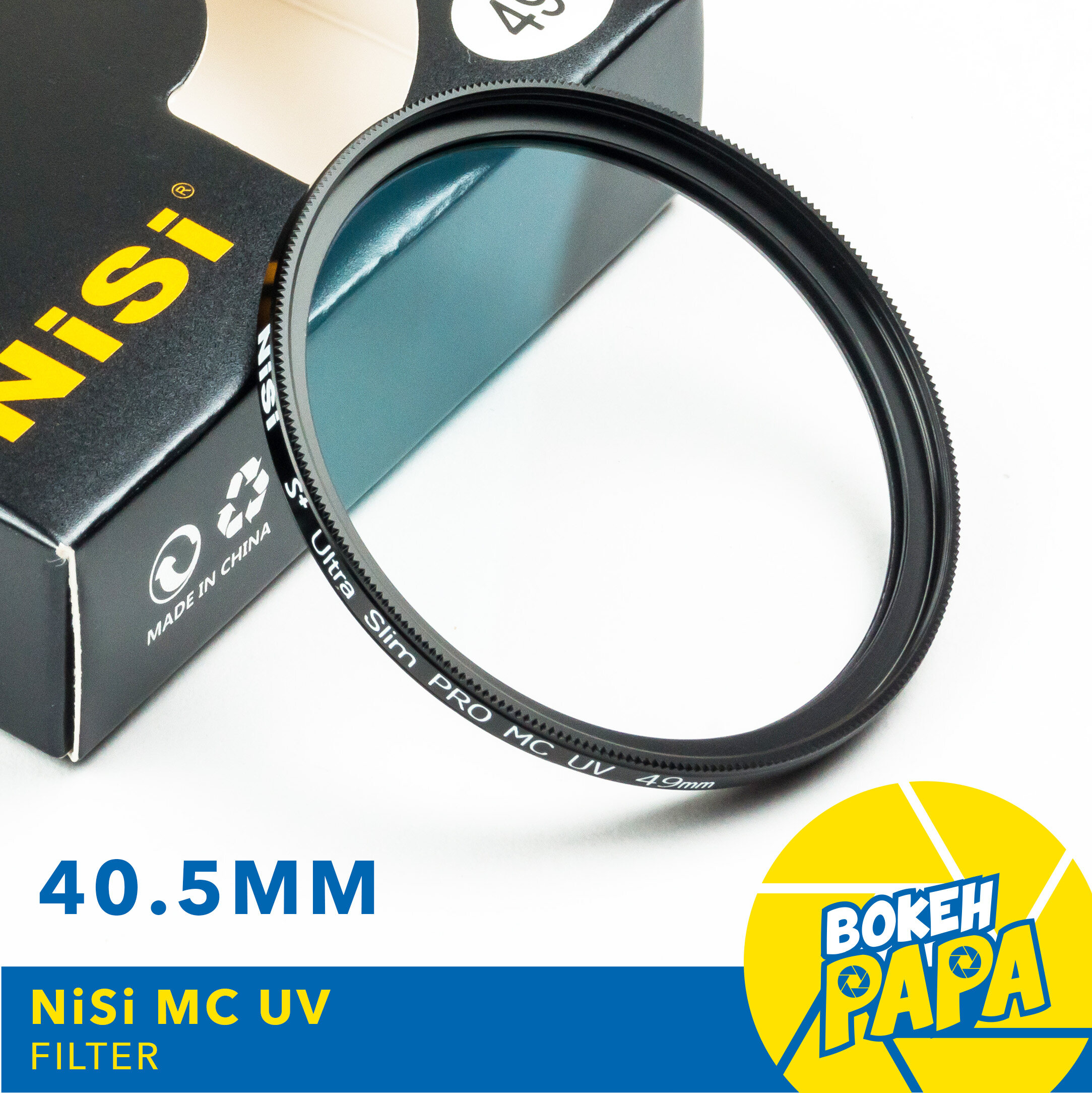 NISI 40.5mm MC UV Filter ที่กรองรังสียูวีโซด์ขนาดบางเป็นพิเศษ Professional MC ตัวกรองยูวีด้านคู่ 12 การเคลือบหลายชั้นกรอง ( NISI MC UV Filter 40.5mm )( ฟิลเตอร์ 40.5 มิลลิเมตร บางพิเศษ )