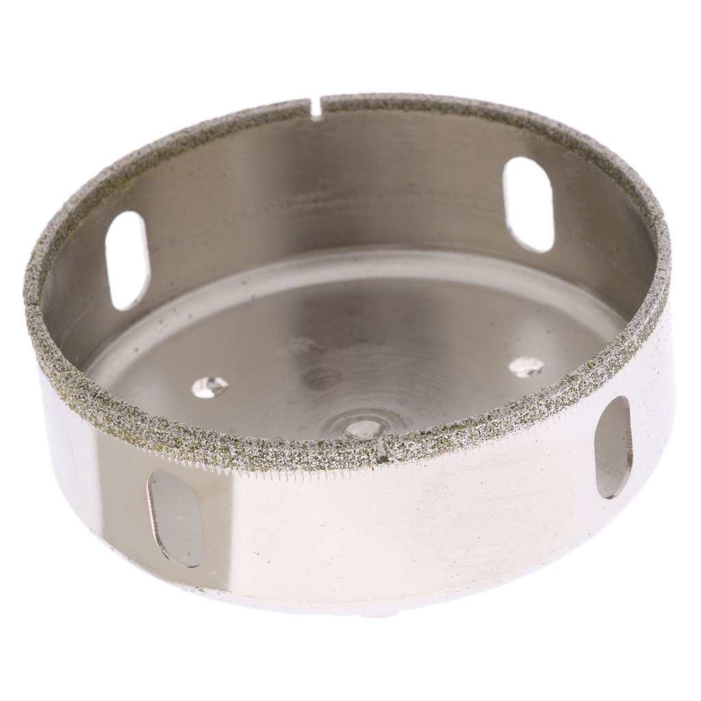 Baoblaze 50 -85mm Diamond Coated Drill Bit Hole Saw Cutter Glass Tile Ceramic Marble