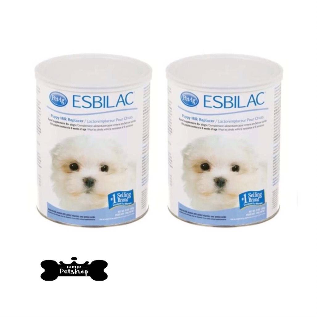 Petag Esbilac Milk Replacer Powder นมผงทดแทนนม นมทดแทน นมลูกสุนัข ลูกสุนัข ขนาด 340 g x 2 กระปุก
