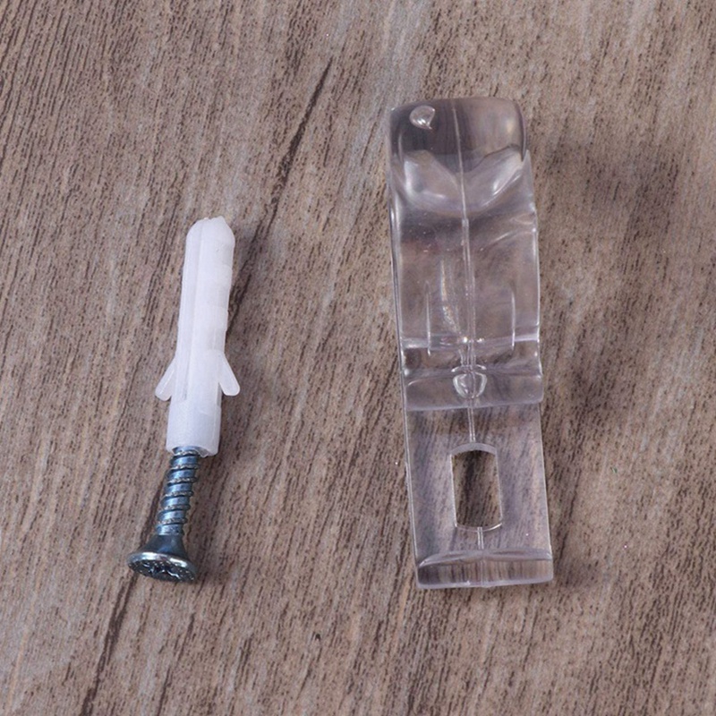 8Pcs Curtain Clear P Clips Hook,Roller Blind Clips Child Safety Chain