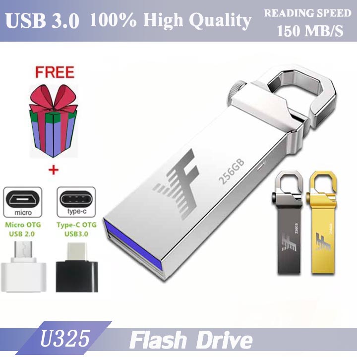 แฟลชไดร์ฟ แฟลชไดร์  Flash drive Flashdrive 8GB16GB32GB64GB128GB256GB ดิสก์U อุปกรณ์จัดเก็บข้อมูล ของแท้ความเร็วสูงUSB3.0