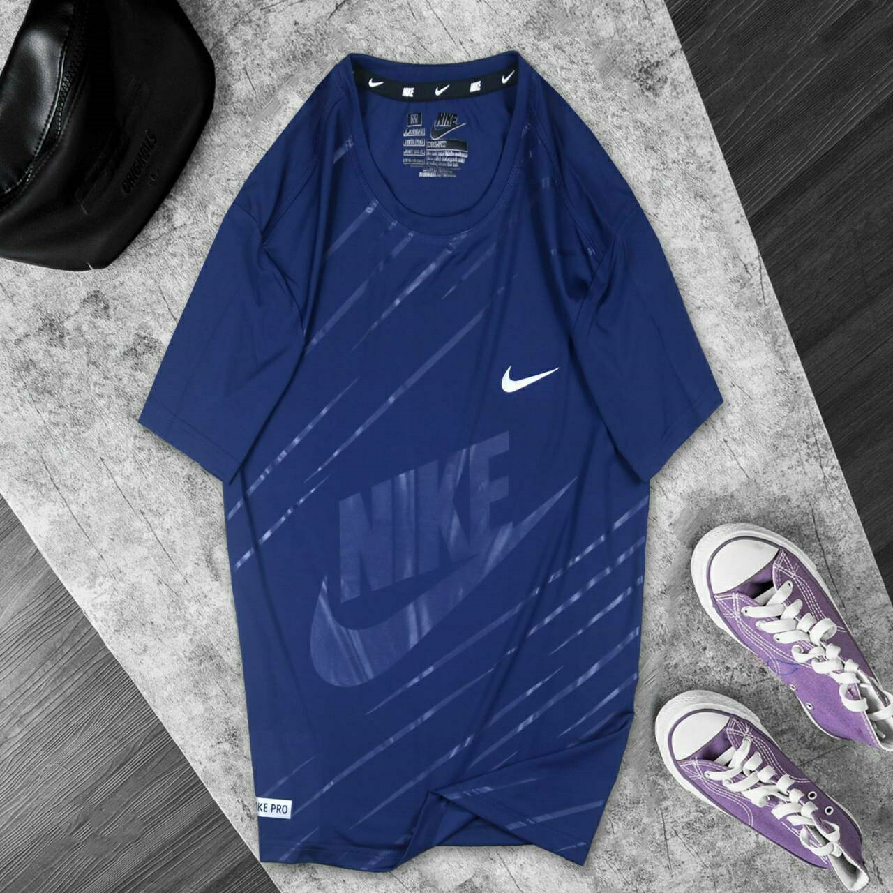 【ข้อเสนอพิเศษ ของแท้】 Nike Unisex เสื้อยืดกีฬา Y001-05