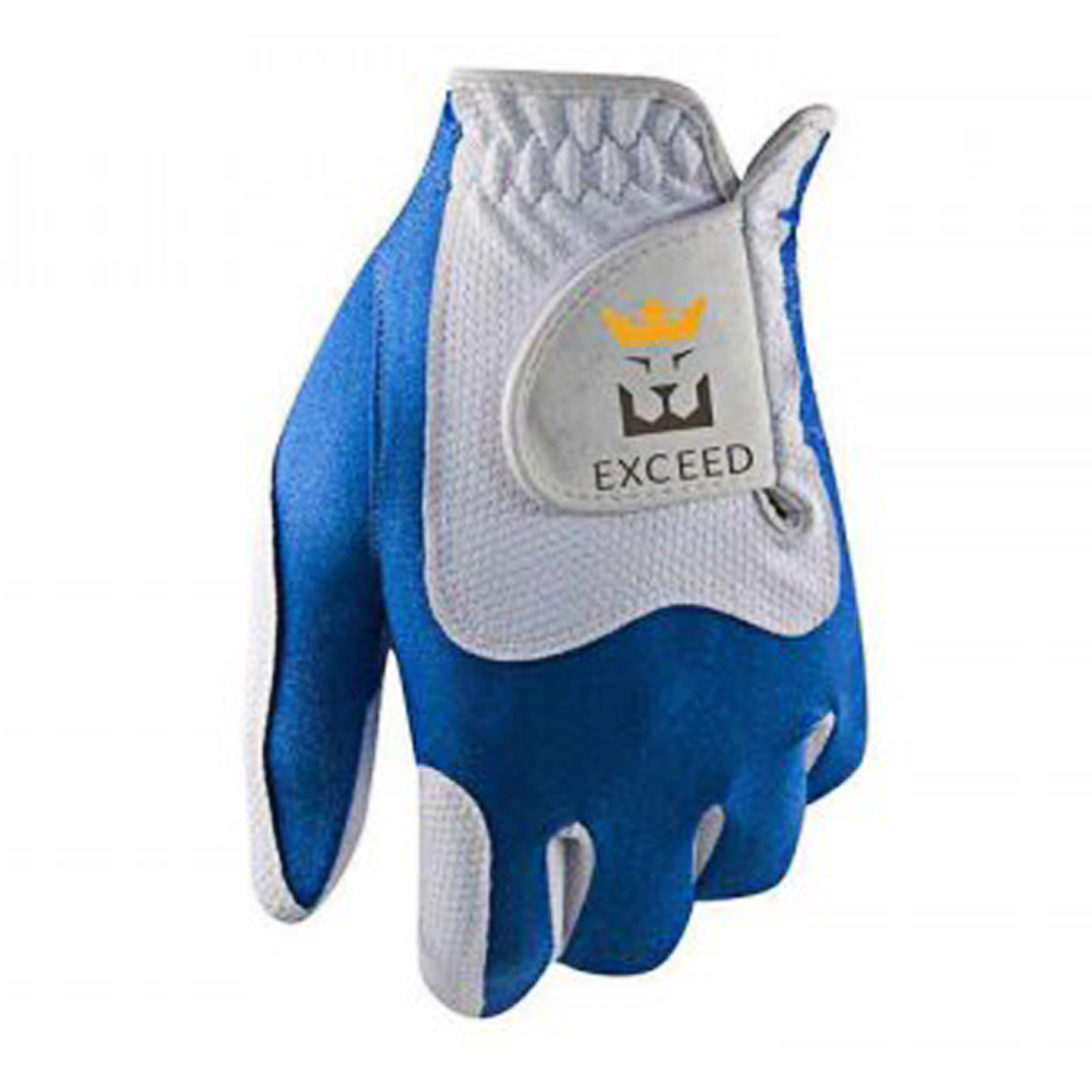 11GOLF GLOVE EXCEED ถุงมือกอล์ฟ รหัส STE002 ยืดหยุ่น เหนียวหนึบ ขาดยาก มือซ้าย (ข้างเดียว) สีขาวน้ำเงิน