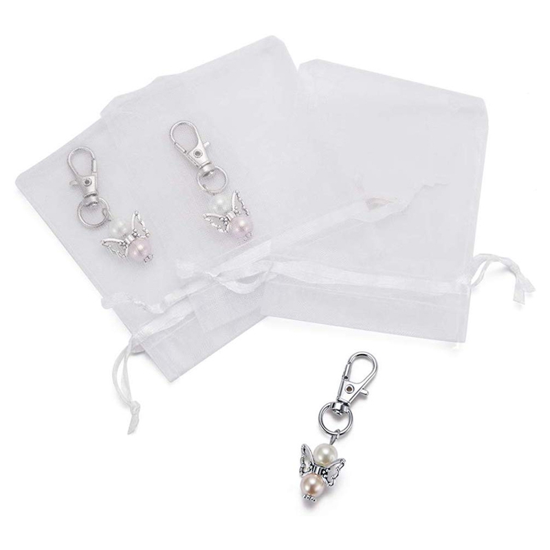 30 Pieces Organza Bags Wedding Favors Baptism Pendants Christmas Communion Confirmation Gifts For Guests