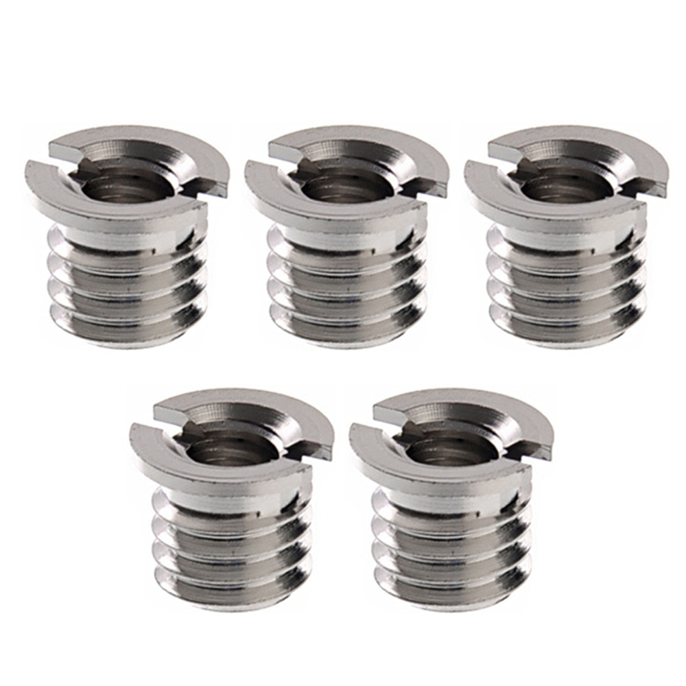 FRETGFR , 5 Cái/gói 1/4 Đến 3/8 Tripod Monopod Tripod Heads Bộ Chuyển Đổi Ống Lót Giảm Tốc Trục Vít Bộ Chuyển Đổi Tiêu Chuẩn Cho Máy Ảnh DSLR