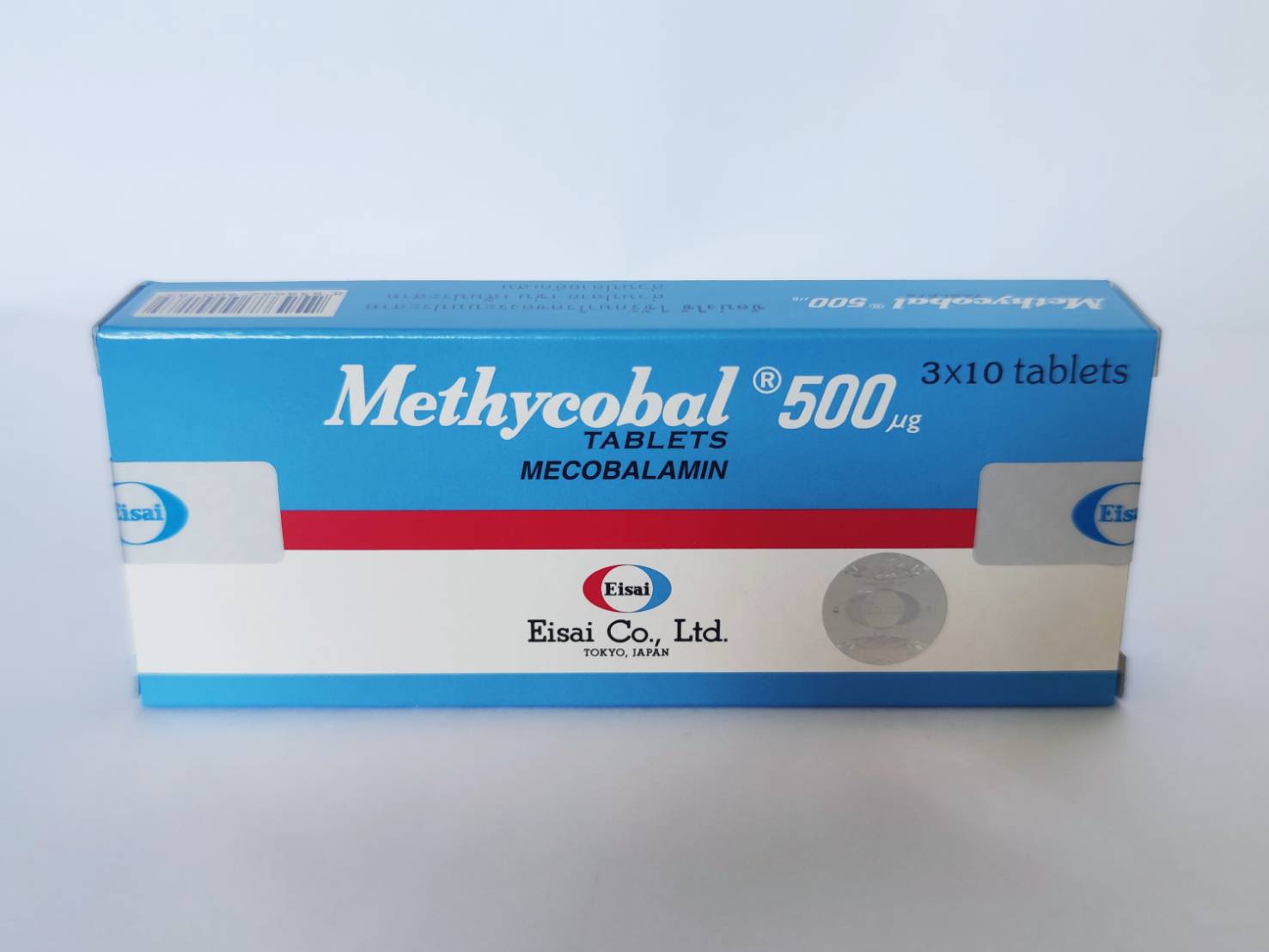เมทิลโคบอล เมโคบาลามิน500ไมโครกรัม Methylcobal 30เม็ด/กล่อง