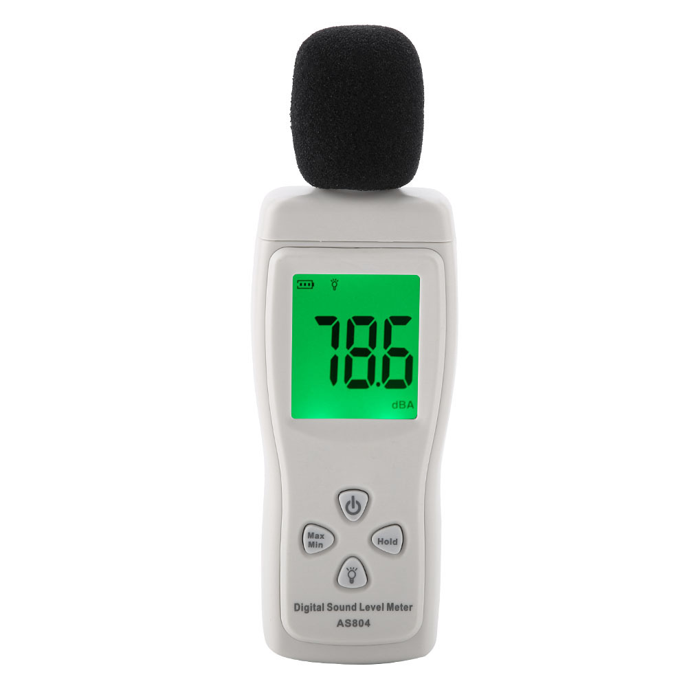 เครื่องวัดระดับเสียง SMART SENSOR AS804 Digital sound level meter test ...