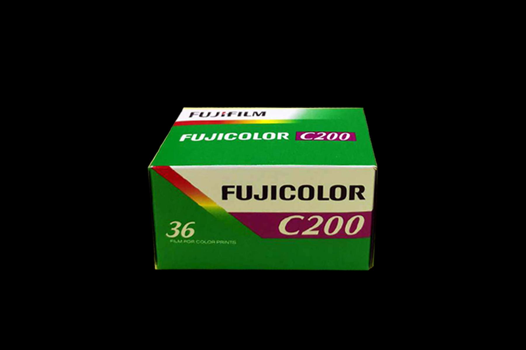 ฟิล์มสีฟูจิ c200 fuji film c200 135 mm. pack 1 ม้วน