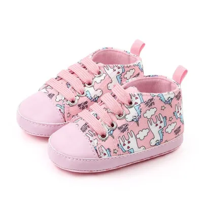 Baby Shoes Cute Unicorn Soft Cotton Toddler Shoes Girls Boys Sneaker Newborn Baby Boy Girl Shoes Sneakers Infant First Walkers