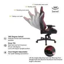 ภาพขนาดย่อของภาพหน้าปกสินค้าAnda Seat Kaiser Series Premium Gaming Chair RedMaroon (AD12XL-02AB-PV) อันดาซีท เก้าอี้เกมมิ่ง สำหรับนั่งเล่นเกม เก้าอี้ทำงาน เก้าอี้เพื่อสุขภาพ สีแดง RedMaroon จากร้าน Anda Seat Thailand บน Lazada ภาพที่ 4