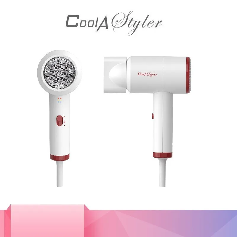 Coolastyler มีลมเย็น มอเตอร์ญี่ปุ่น ไดร์เป่าผม ไดร์เป่าผมระดับมืออาชีพ hair dryer CA-1202 1200W ฮิตสุด ไดร์เป่าผม ปรับความร้อน แรงลมได้ เป่าผม รุ่นยอดฮิต ที่เป่าผม เป่าผม ไดร ไดร์เป่าผม