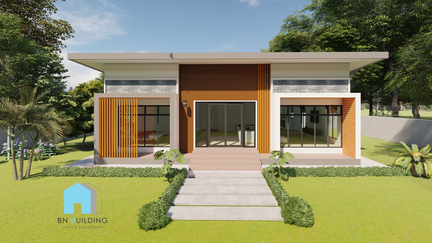 แบบบ้านโมเดิร์นราคาถูก 3 ห้องนอน 2 ห้องน้ำ ราคา 1,2xx,xxx - Home design ...