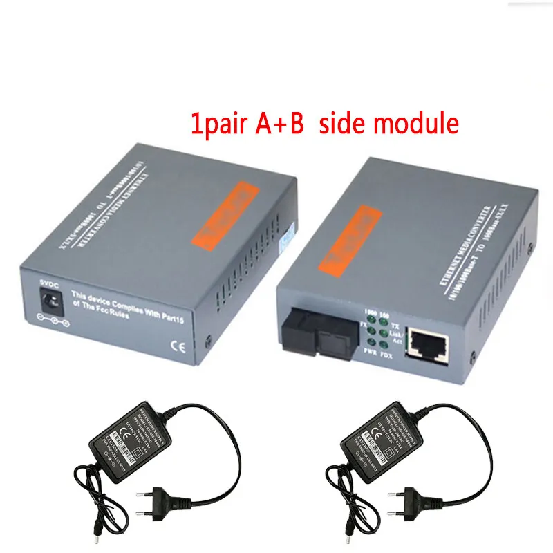 ภาพสินค้าจัดส่งกทมNetlink Gigabit Media Converter 10/100/1000 MBPS HTB-GS-03 /HTB-3100 Fiber Optic 50KM Single-mode Single-fiberWDM RJ45 (2 ตัว A และ B) Media Converter มีเดีย คอนเวอร์เตอร์ จากร้าน Balfe บน Lazada ภาพที่ 8