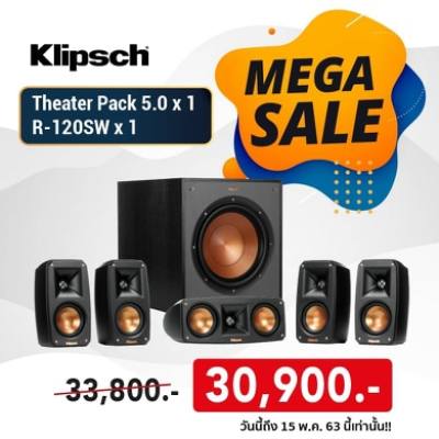 ดูภาพ Klipsch TheaterPack5.0 + R120SW (PACK2) เพิ่มเติม Klipsch TheaterPack5.0 + R120SW (PACK2)