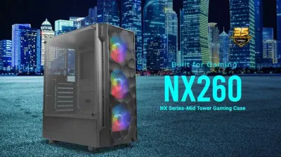 Antec NX260 GAMING CASE RGB ประกัน 1ปี ของแท้
