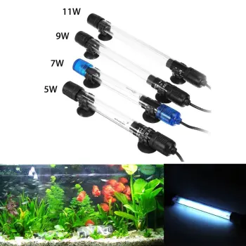 ข้อมูล 11W Submersible UV Light Sterilizer Lamp for Aquarium Disinfect Fish Tank - intl พันทิป