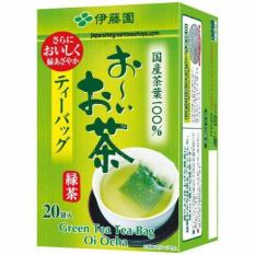 ชาเขียว โออิ โอฉะ (เรียวคุฉะ ตรา อิโต เอ็น) ชาเขียวญี่ปุ่น ชนิดซอง (20 ซอง) ทำให้สะดวกต่อการบริโภค การดื่มชาเขียวจะช่วยเพิ่มการเผาผลาญพลังงานและไขมันได้