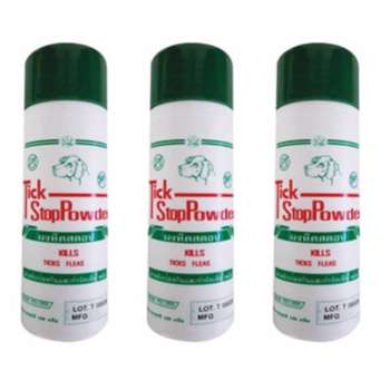 โปรโมชั่น Tick Stop Powder ผงแป้งทิคสตอป กำจัดเห็บหมัด 150g. pantip
