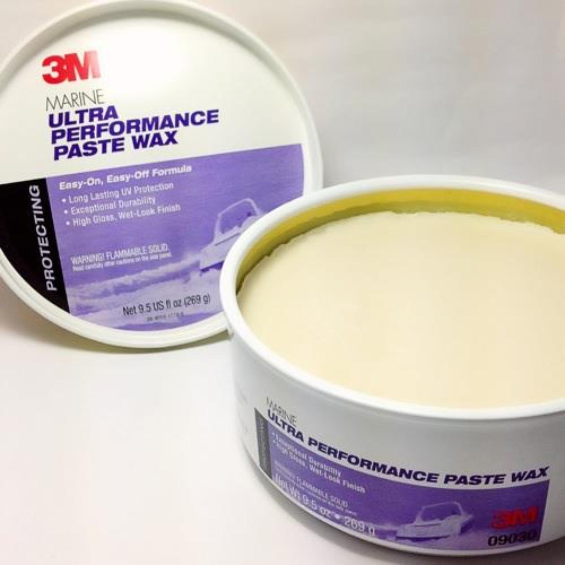 ราคา 3M 09030 Ultra Marine Paste Waxขี้ผึ้งเคลือบเงารถยนต์ แถมผ้าไมโคร1