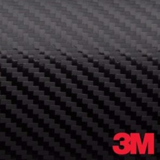 3M Wrap Film series 1080 สติ๊กเกอร์ติดรถเคฟล่าสีดำ (30cm.x30cm.)