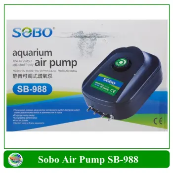 โปรโมชั่น ปั๊มออกซิเจน 4 ทาง ปรับแรงลมได้ ขนาด12 W รุ่น SB-988 pantip