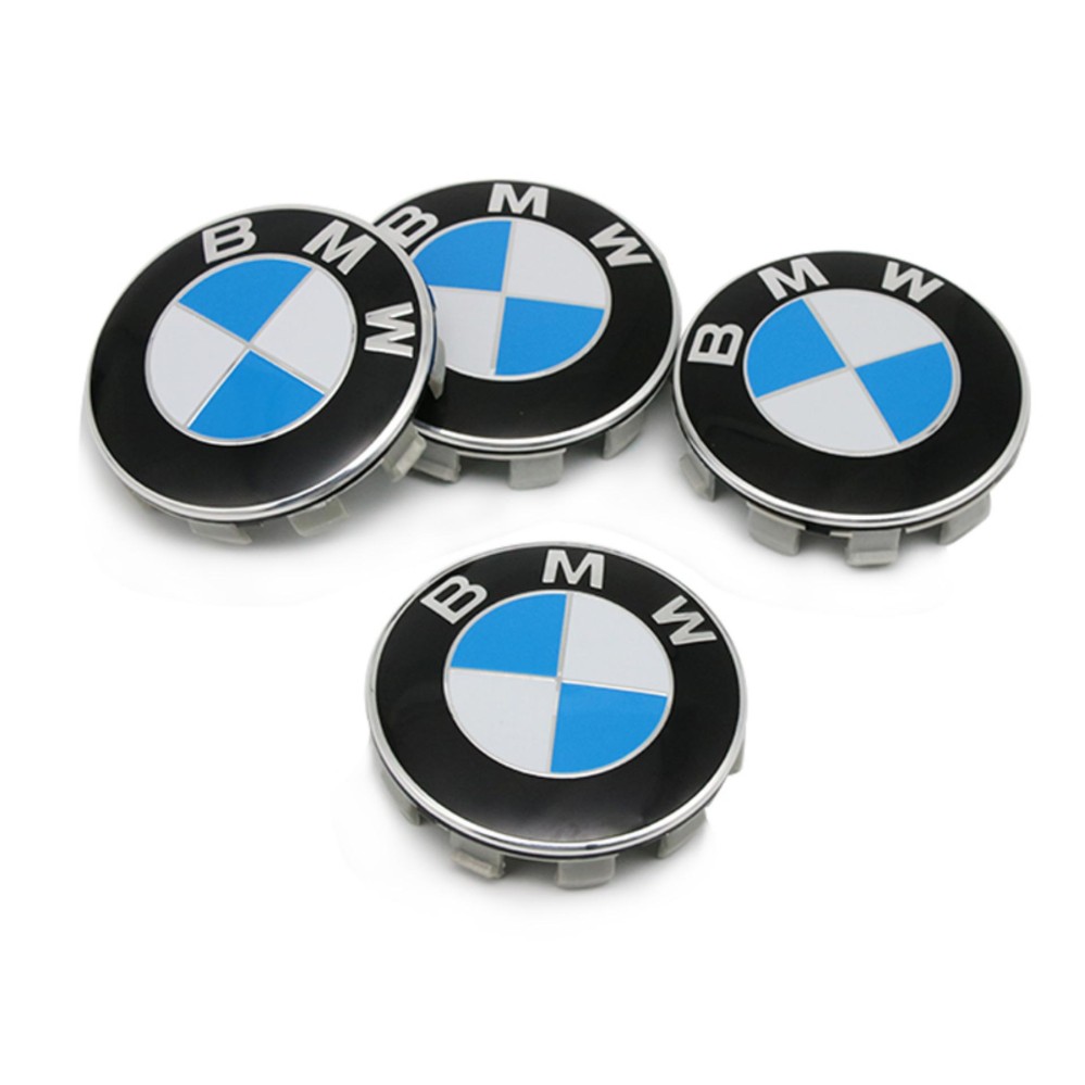 ราคา 4pcs diameter 68mm BMW logo emblem Wheel Center Hub Cap for E46 E30 E34 E60 E90 F10 F30 M3