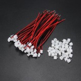 Micro JST 2.0mm pH 2-pin Connector plug with wires cables 120mm NUOVO