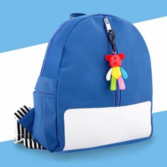 กระเป๋าเป้ กระเป๋าเป้สะพายหลัง กระเป๋าสะพายหลังสำหรับเด็ก  (สีน้ำเงิน) น่ารักสีสันสดใส