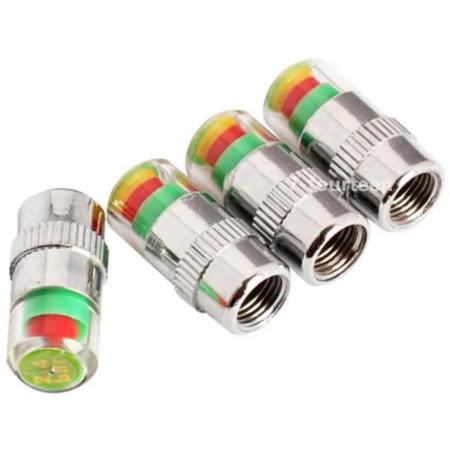 7-fourteen จุ๊บลมยางอัฉริยะ AIR ALERT TIRE VALVE CAP (4PCS/SET)