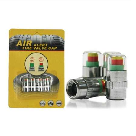 7-fourteen จุ๊บลมยางอัฉริยะ AIR ALERT TIRE VALVE CAP (4PCS/SET)