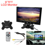   9 Inch 800 x 480 Car RGB Digital Display Rear View VCR Monitor with Touch Button รีวิว