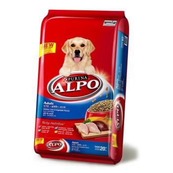   Alpo  อาหารสุนัขโต  รสเนื้อไก่ ตับ และผัก  ขนาด 3 กก. พันทิป