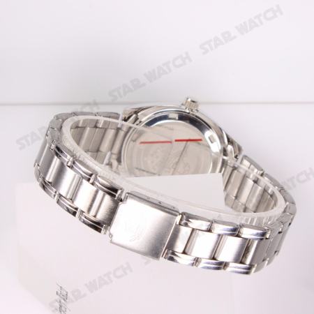AMERICA EAGLE นาฬิกาข้อมือผู้หญิง สายสแตนเลส รุ่น AE024L - Silver / Blue