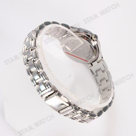 AMERICA EAGLE นาฬิกาข้อมือสุภาพสตรีสายสแตนเลส รุ่น AE090L - Silver/Black