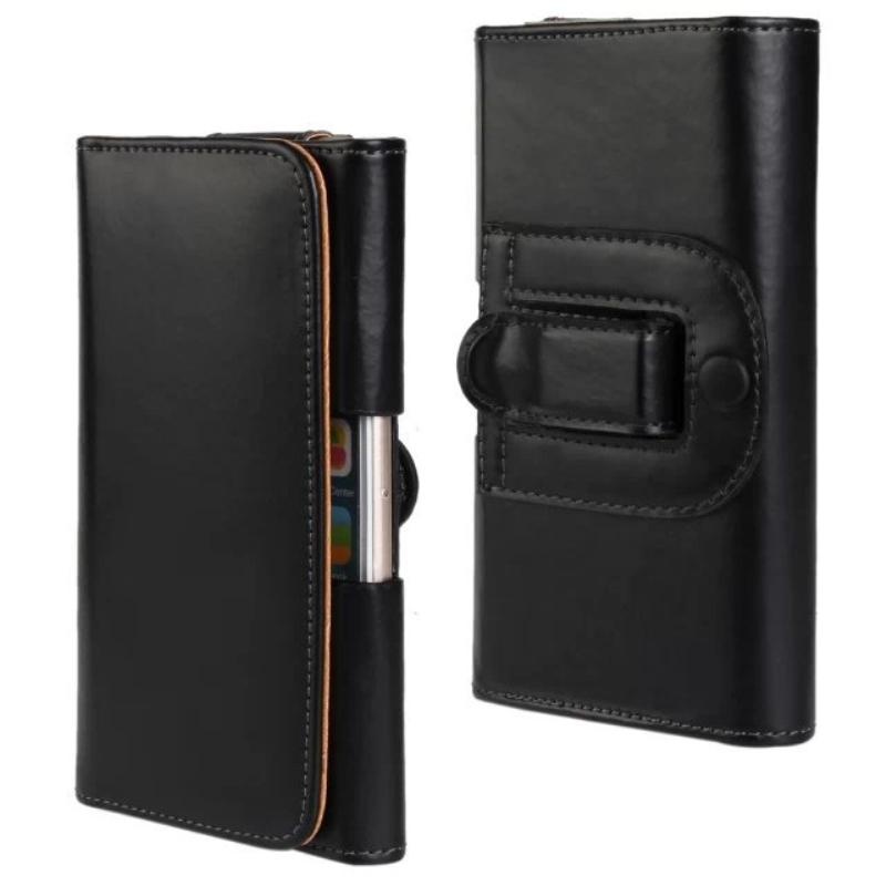 Anti - Skip Black เคสโทรศัพท์ฝาครอบคลิปหนีบเข็มขัดกระเป๋า HOLSTER ที่จับสำหรับ iPhone 7 - INTL