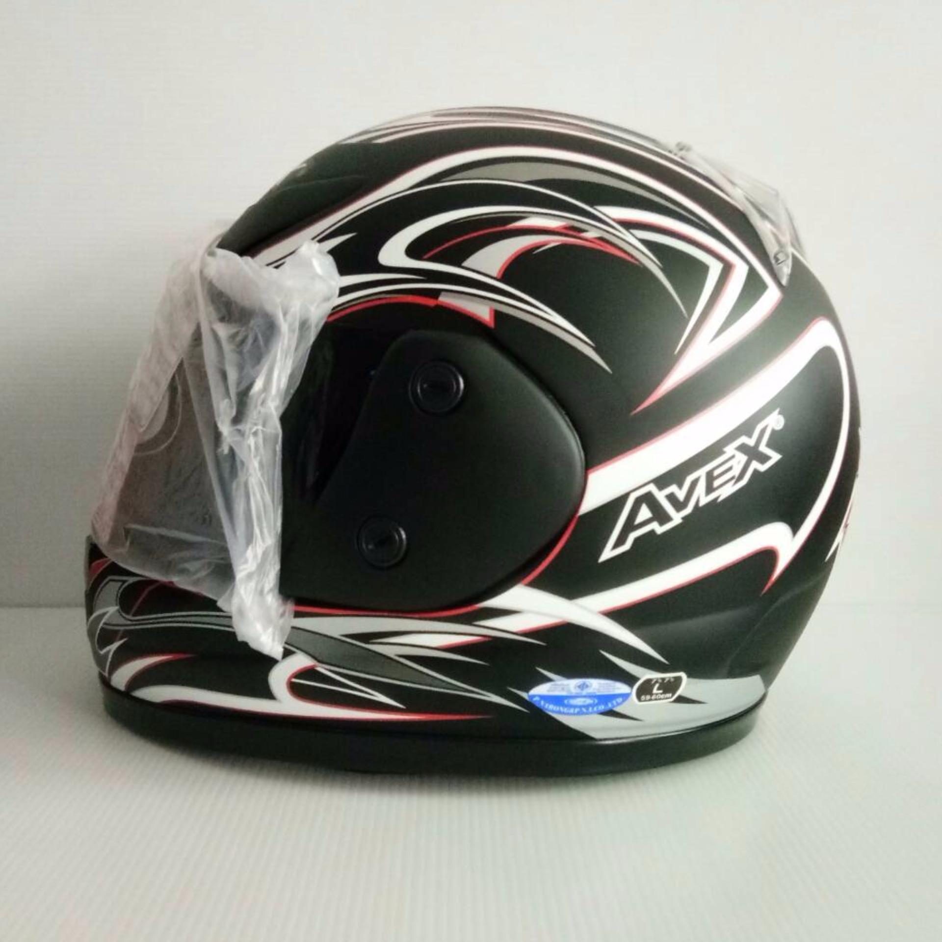 ดูภาพ AVEX หมวกกันน็อคเต็มใบ รุ่นXR-Z15 สีดำด้าน แว่นดำ เพิ่มเติม AVEX หมวกกันน็อคเต็มใบ รุ่นXR-Z15 สีดำด้าน แว่นดำ