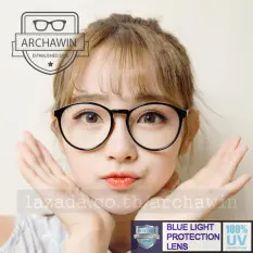 แว่นตากรองแสง กรอบแว่นตา  แฟชั่น เกาหลี รุ่น AW 7860 (กรองแสงคอม กรองแสงมือถือ ถนอมสายตา)